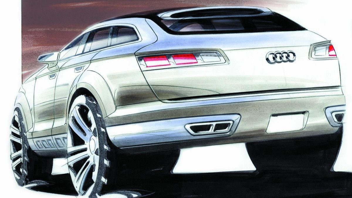 Szkic konceptu Audi Q6