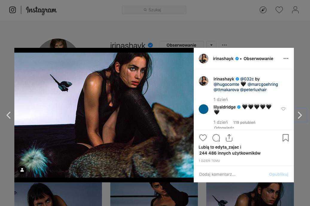 Irina Shayk w 032c