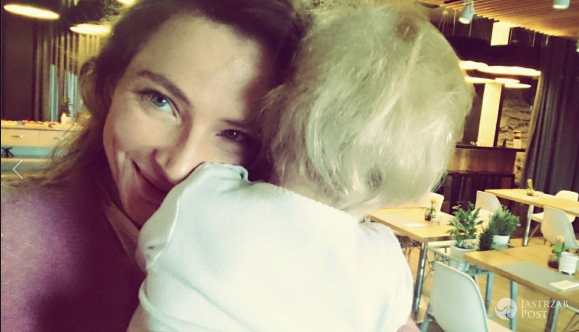 Anna Dereszowska z synem - Facebook