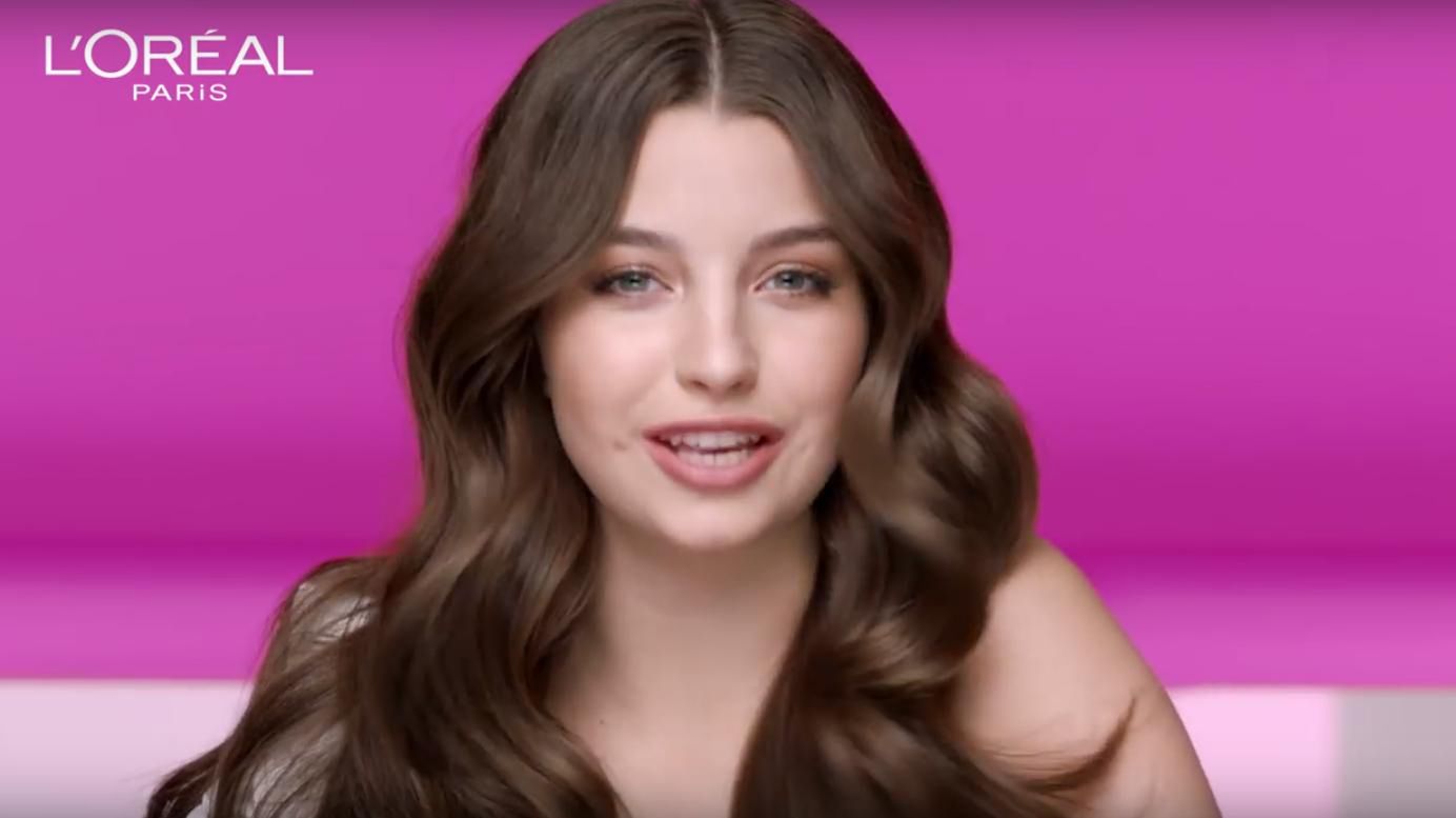 Julia Wieniawa w reklamie L'Oreal Paris