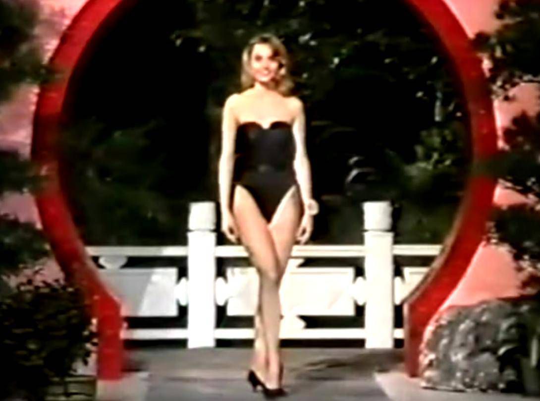 Aneta Kręglicka na Miss World 1989