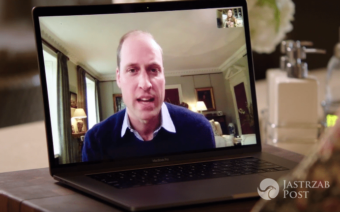 Książę William rozmawia z Lady Gagą na Skype
