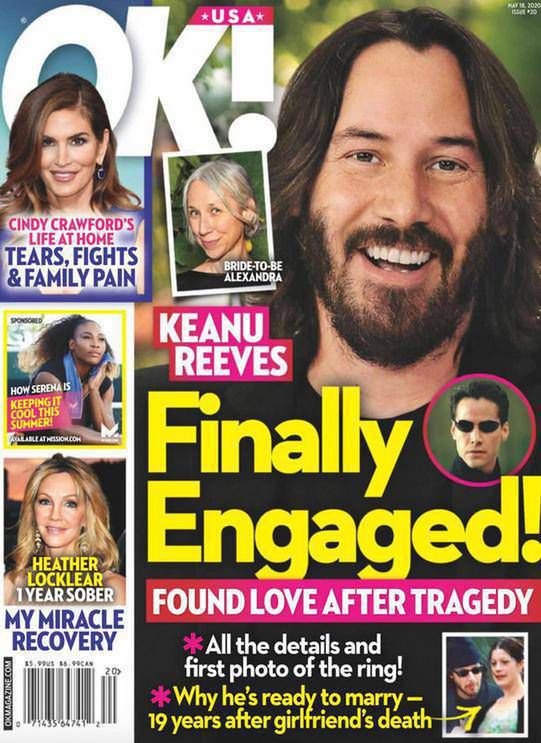 Keanu Reeves i Alexandra Grant zaręczyli się? OK!