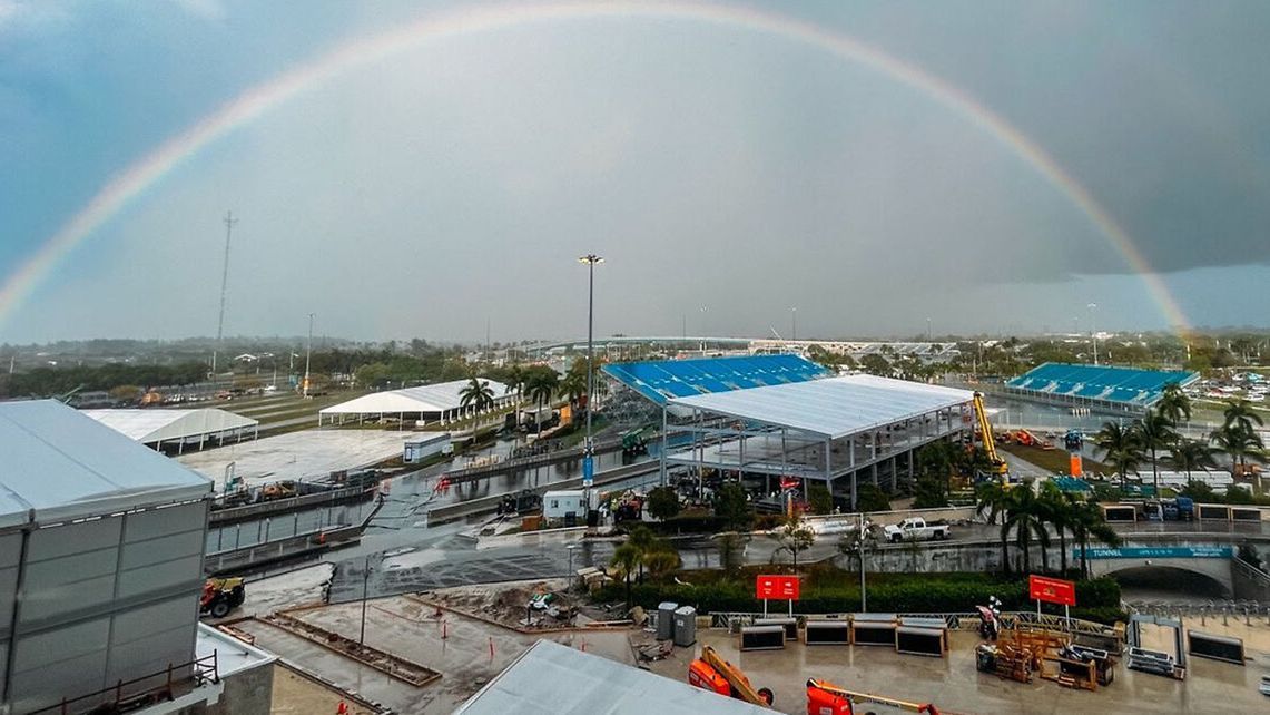 Twitter / F1 Miami Grand Prix / Na zdjęciu: tor F1 w Miami wokół Hard Rock Stadium