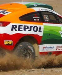 Mitsubishi w rajdzie Dakar 2009