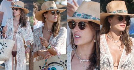 #TRENDY: Alessandra Ambrosio w plażowej stylizacji