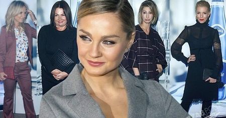 Gwiazdy na pokazie Tomasza Ossolińskiego: Patrycja Markowska, Sara Boruc, Małgorzata Socha...