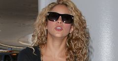 Shakira z dzieckiem na lotnisku!