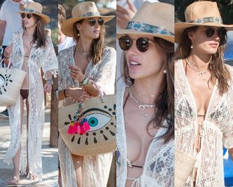 #TRENDY: Alessandra Ambrosio w plażowej stylizacji