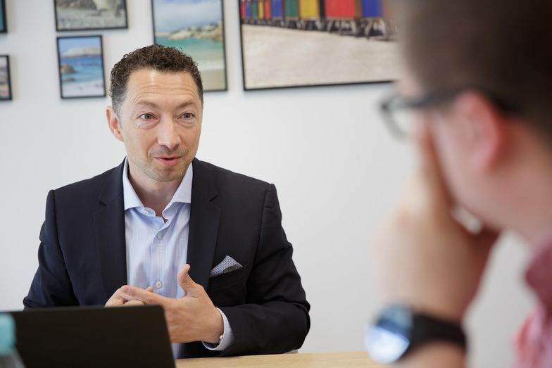 Na zdjęciu Mario Shiliashki, szef PayU na rynek Europy, Bliskiego Wschodu oraz Afryki