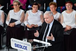 Kaczyński oskarża opozycję o kłamstwa. "To jest takie kłamstwo, że aż mózg staje"