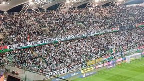 Taki transparent wywieszono w piątek na meczu Legii. Głośny protest