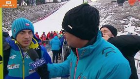 Kamil Stoch po kapitalnym skoku: Było z czego odlecieć
