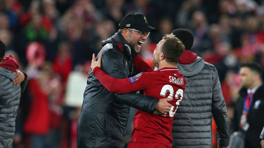 Zdjęcie okładkowe artykułu: Getty Images / Alex Livesey - Danehouse / Na zdjęciu: Juergen Klopp (z lewej) i Xherdan Shaqiri