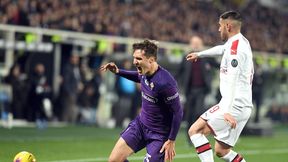 Serie A: ACF Fiorentina dopadła AC Milan w dziesięciu. Bartłomiej Drągowski grał solidnie
