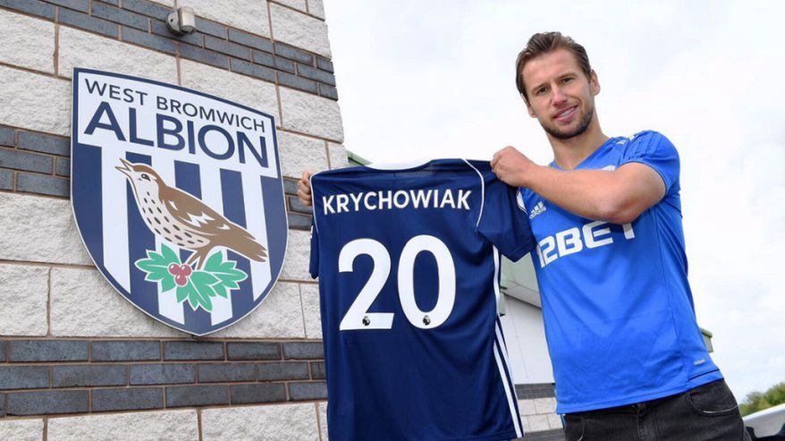 Instagram / Na zdjęciu: Grzegorz Krychowiak prezentuje swoją koszulkę West Bromwich Albion