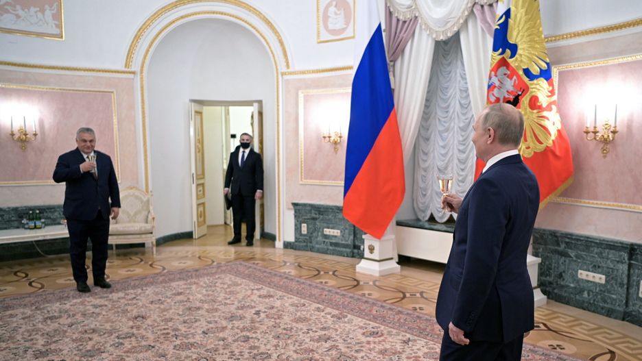 Spotkanie Władimira Putina z Viktorem Orbanem 