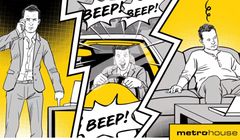 Agencja nieruchomości Metrohouse w kampanii zachęca: "Zleć to profesjonalistom"