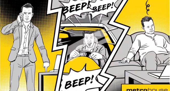 Agencja nieruchomości Metrohouse w kampanii zachęca: "Zleć to profesjonalistom"