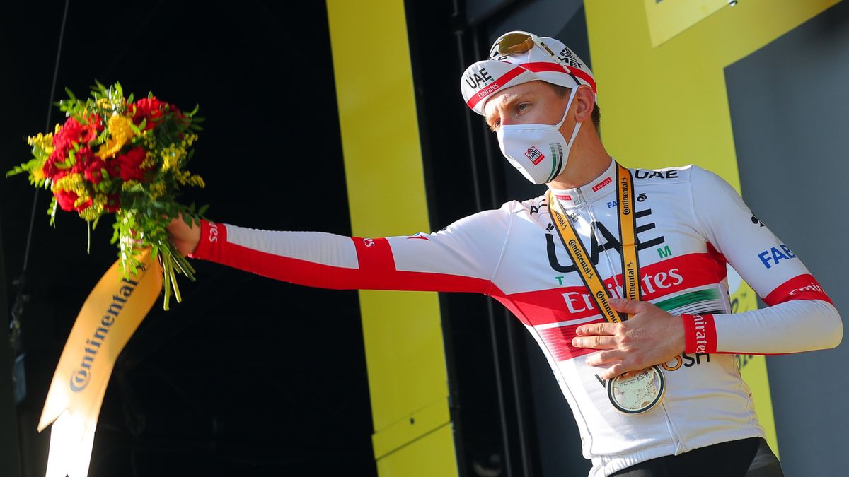 PAP/EPA / Thibault Camus / Na zdjęciu: Tadej Pogacar