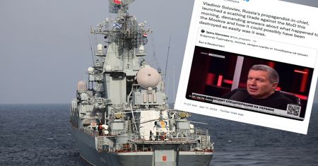 Strata "Moskwy" zabolała nie tylko Putina. Naczelny propagandysta Kremla się wściekł, żąda wyjaśnień