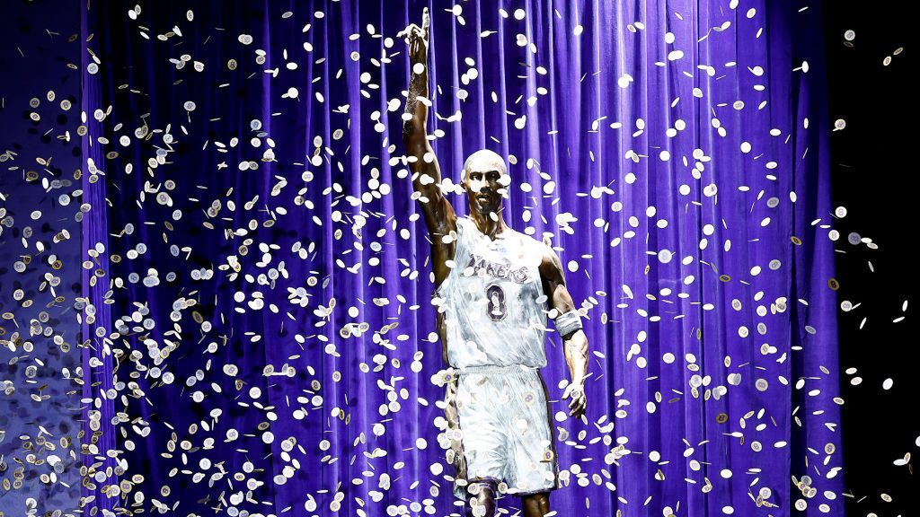 Zdjęcie okładkowe artykułu: Getty Images / Ronald Martinez / Na zdjęciu: pomnik Kobe'go Bryanta