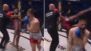 Kuriozalne sceny na KSW. Sędzia wkroczył do akcji