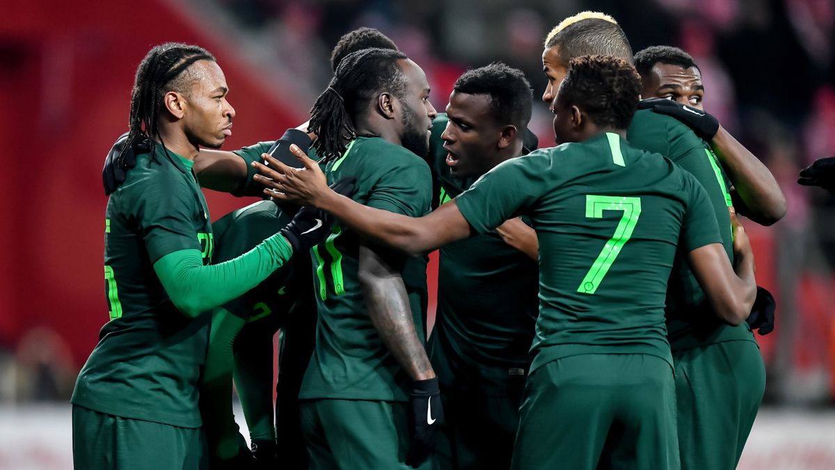 Radość piłkarzy Nigerii po strzeleniu bramki