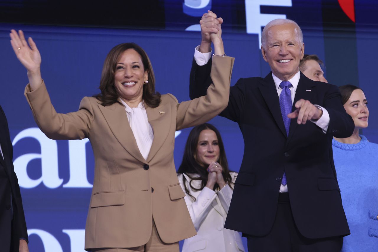 Kamala Harris and Joe Biden