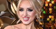 Caroline Derpieński w ryzykownej stylizacji. Nie miała biustonosza, a dodatek kosztował małą fortunę