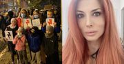 Izabella Łukomska-Pyżalska wybrała się na poznański protest z SZÓSTKĄ DZIECI: "Tu chodzi o ich przyszłość!"