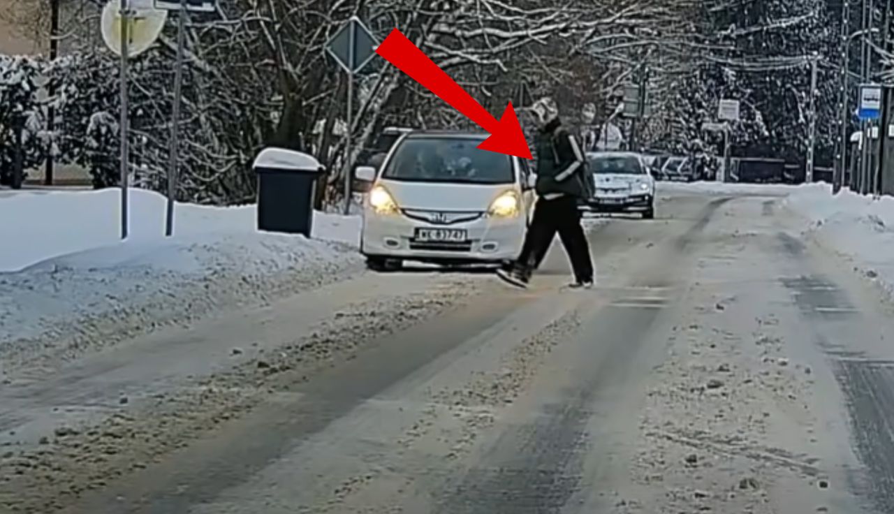 Internet aż płonie. 1 mln wyświetleń. Skandal, co zrobił pieszy