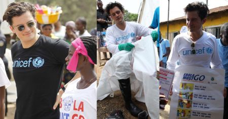 Orlando Bloom poleciał do Liberii! (ZDJĘCIE)