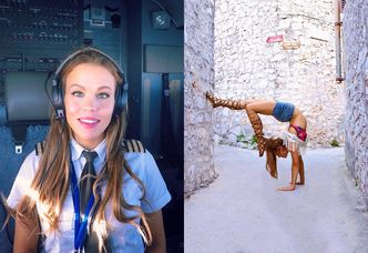 Pilotka ćwicząca jogę między lotami została gwiazdą Instagrama (ZDJĘCIA)