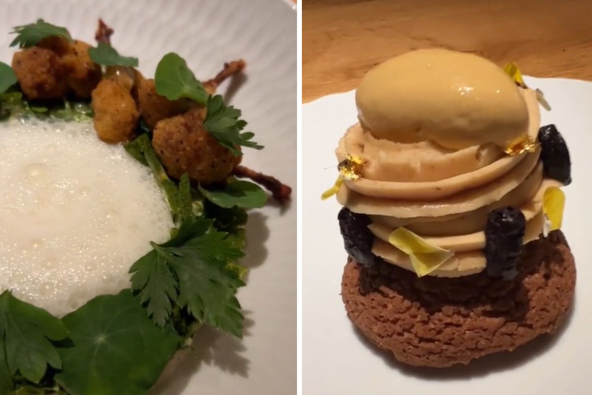 Aga była pod wielkim wrażeniem menu i obsługi 