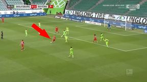 Bundesliga. Wolfsburg - Bayern. Przepiękny gol Cuisance'a. Francuz porównany do Robbena (wideo)