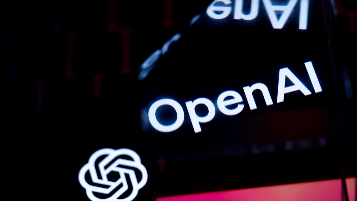 ANKARA, TURKIYE - APRIL 17: In this photo illustration, OpenAI logos are being displayed on the screens in Ankara, Turkiye on April 17, 2025. (Photo by Didem Mente/Anadolu via Getty Images)