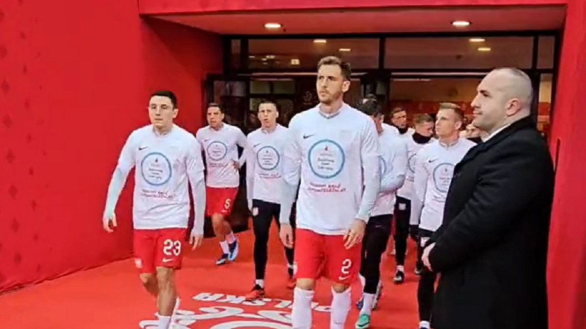 Twitter / Łączy nas piłka / Na zdjęciu: reprezentanci Polski