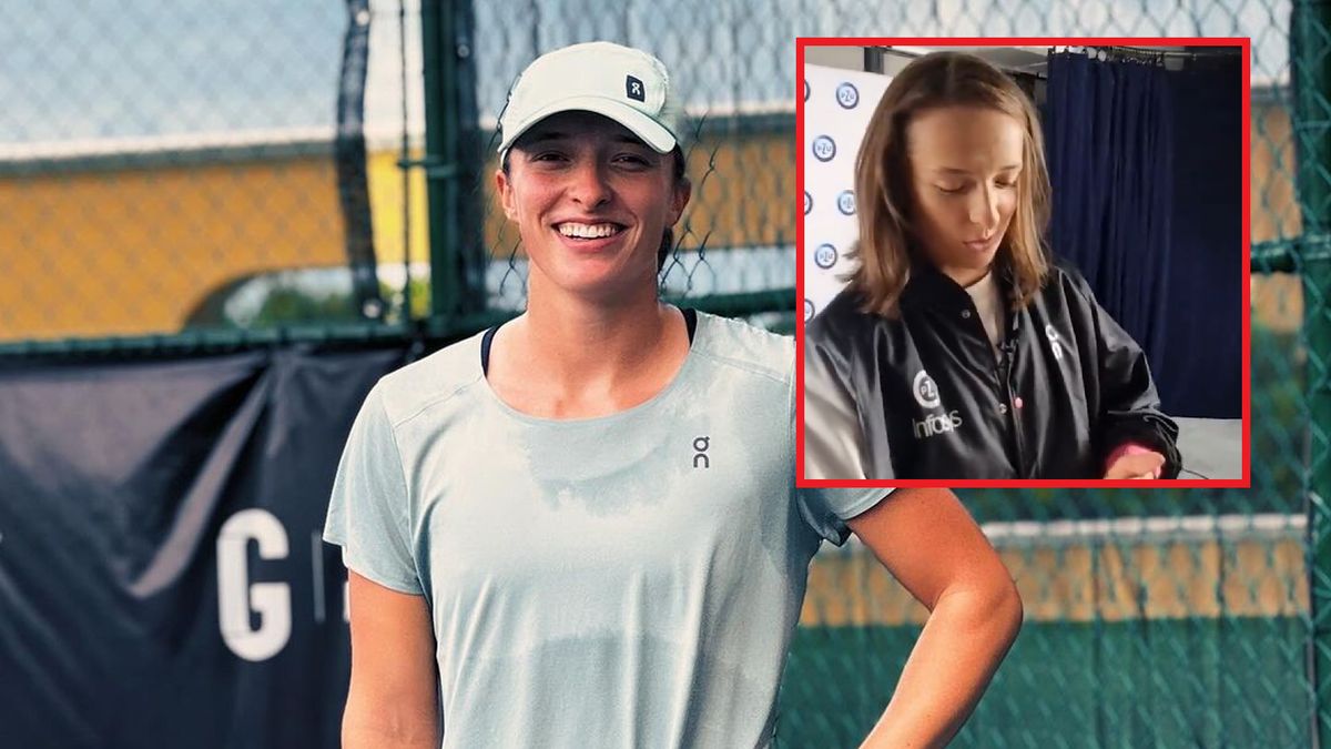 Na zdjęciu Iga Świątek 