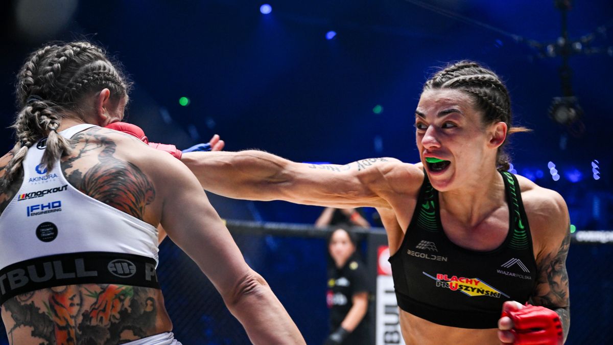 Materiały prasowe / kswmma.com / Laura Grzyb zwyciężyła w debiucie dla KSW
