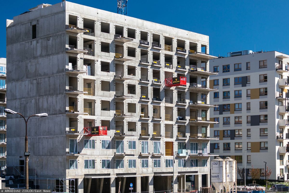 Budowa budynku mieszkalnego w Warszawie 