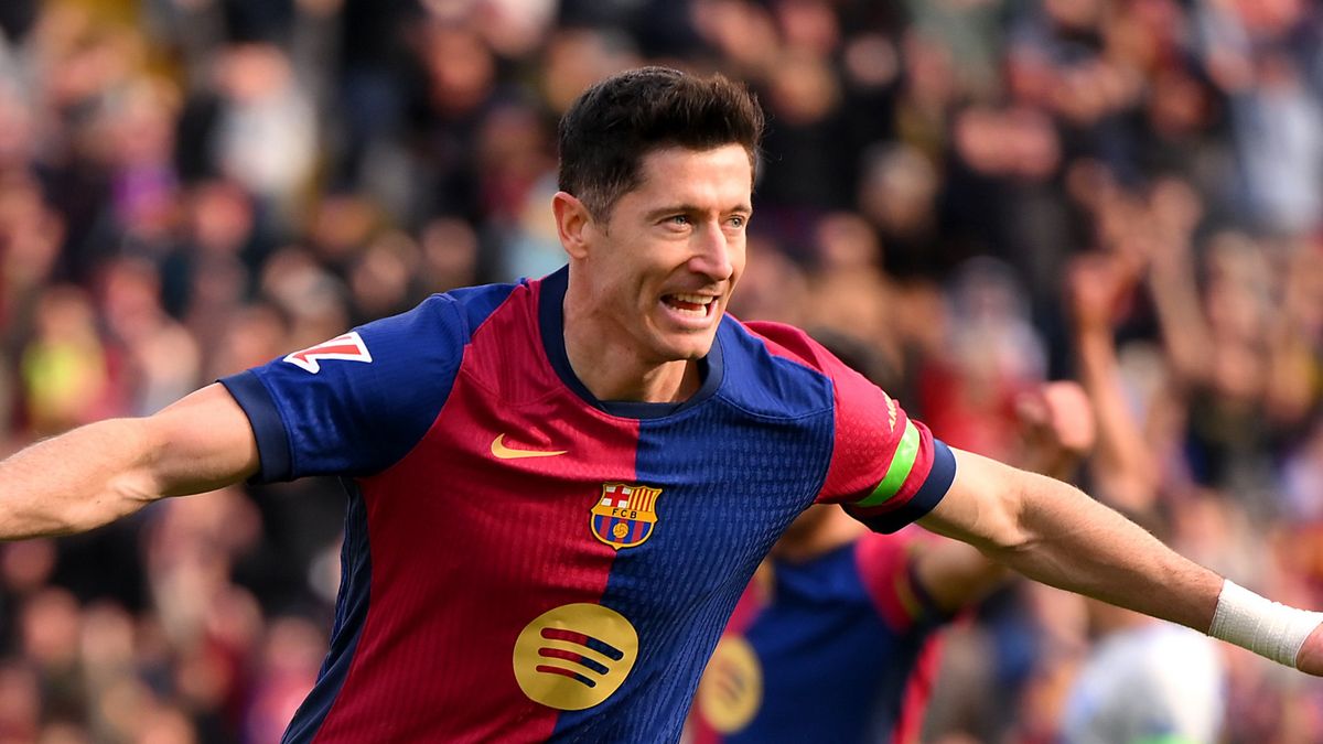 Getty Images / Robert Lewandowski imponuje skutecznością w Barcelonie