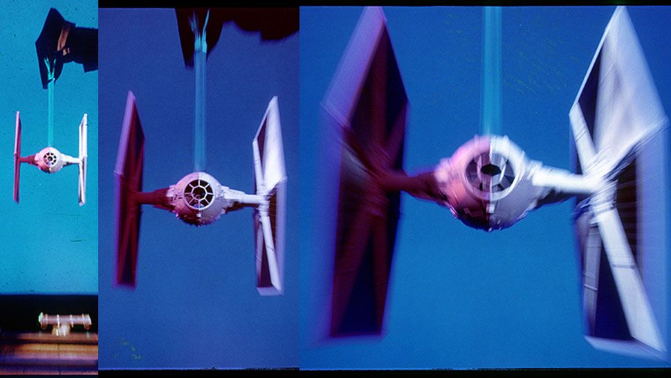 Jakiego koloru były oryginalne TIE fighters? 3