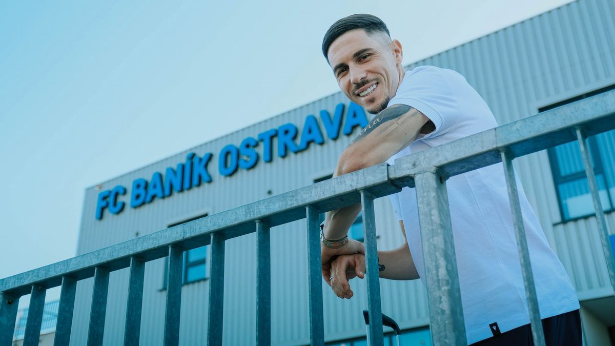 Materiały prasowe / Banik Ostrawa / Na zdjęciu: Srdjan Plavsić