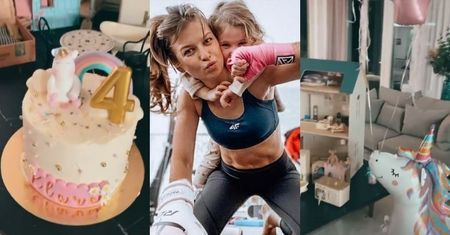 Klara Lewandowska świętuje 4. urodziny: masa prezentów, balonowe dekoracje i jednorożce... (ZDJĘCIA)