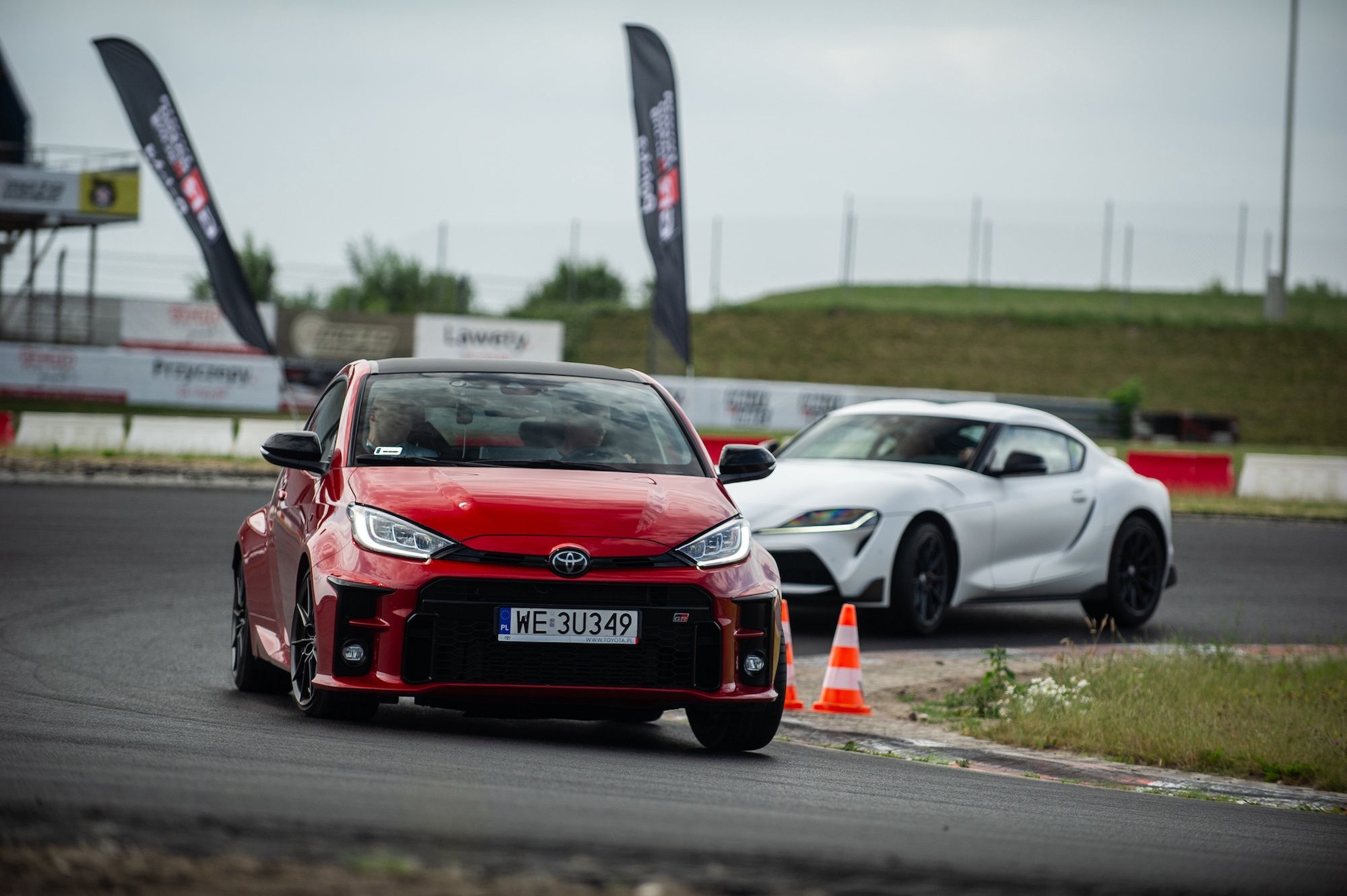Toyoty GR na torze Słomczyn