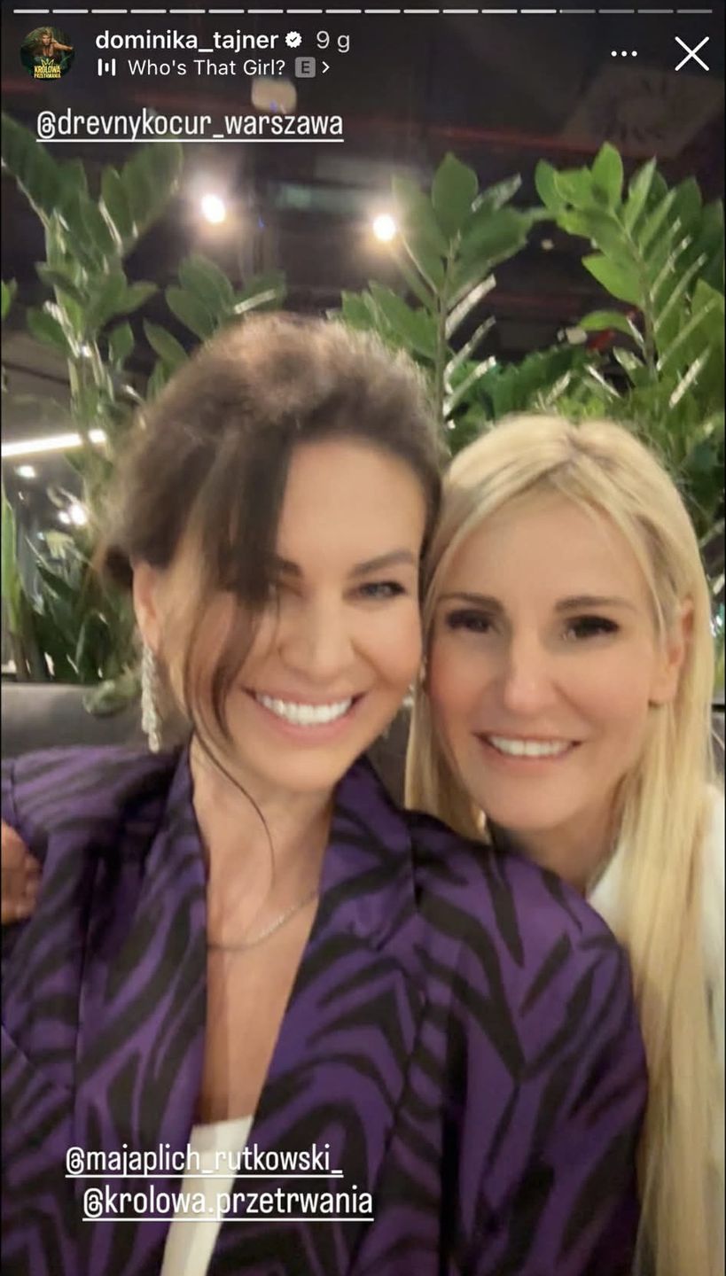 Uczestniczki "Królowej Przetrwania" na kolacji