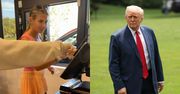Wnuczka Donalda Trumpa stanęła za kasą. Nagranie podbija sieć [WIDEO]