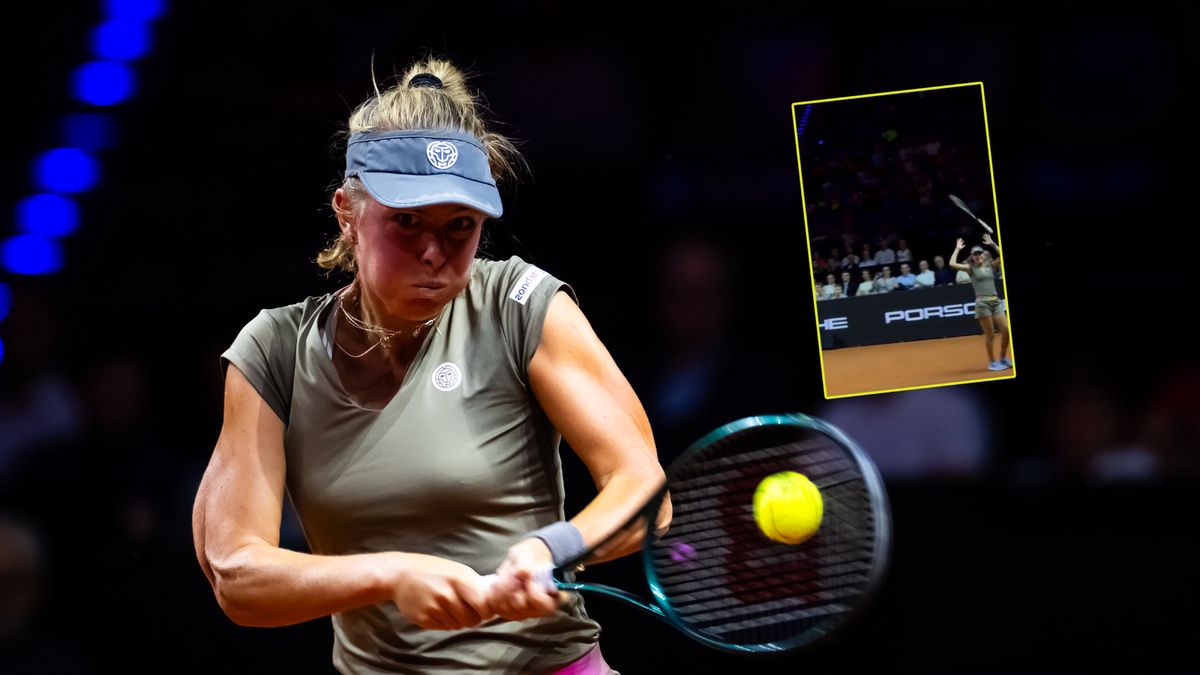 WP SportoweFakty / Na zdjęciu: Magdalena Fręch (Getty Images), w ramce: radość Fręch po zwycięstwie (X)