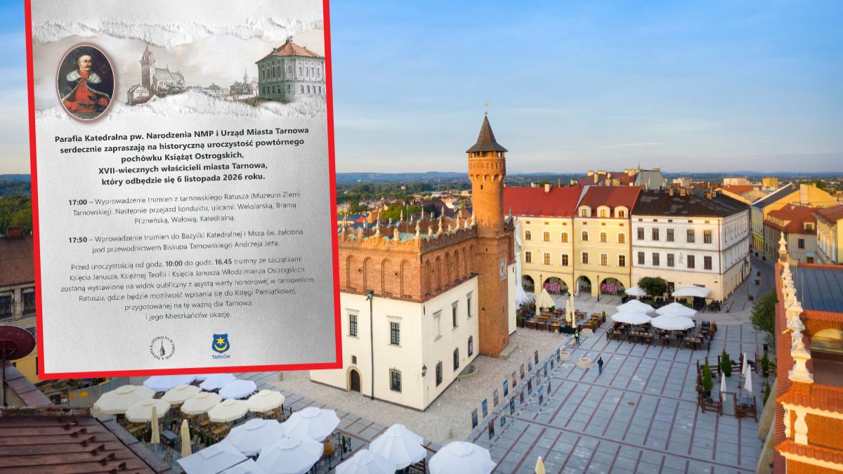 Ponowny pogrzeb dawnego właściciela Tarnowa po  ponad 400 latach